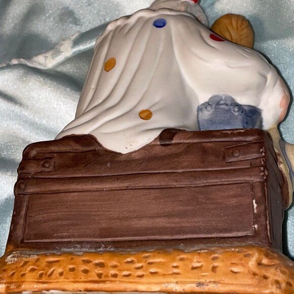 Norman Rockwell The Runaway ceramic clown boy & dog vintage Porcelain Figurine - Picture 15 of 16